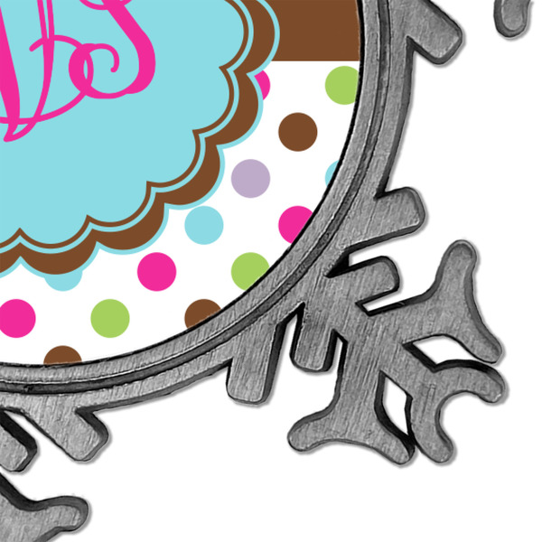 Stripes & Dots Vintage Snowflake - Detail