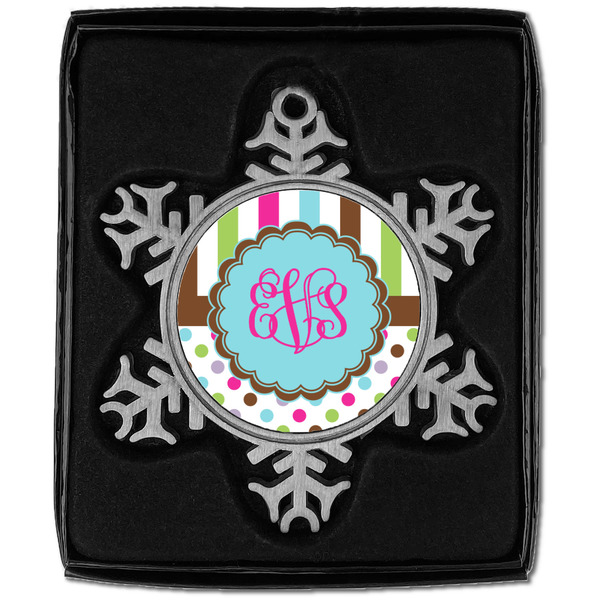 Stripes & Dots Vintage Snowflake - In box