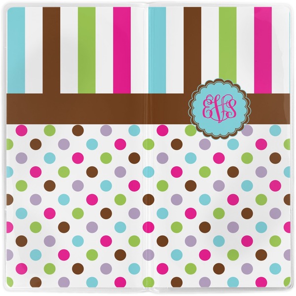 Stripes & Dots Vinyl Document Wallet - Apvl