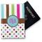 Stripes & Dots Vinyl Passport Holder (Personalized)