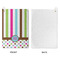 Stripes & Dots Waffle Weave Golf Towel - Approval