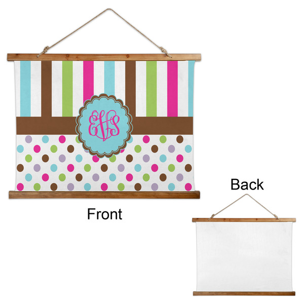 Stripes & Dots Wall Hanging Tapestry - Landscape - APPROVAL