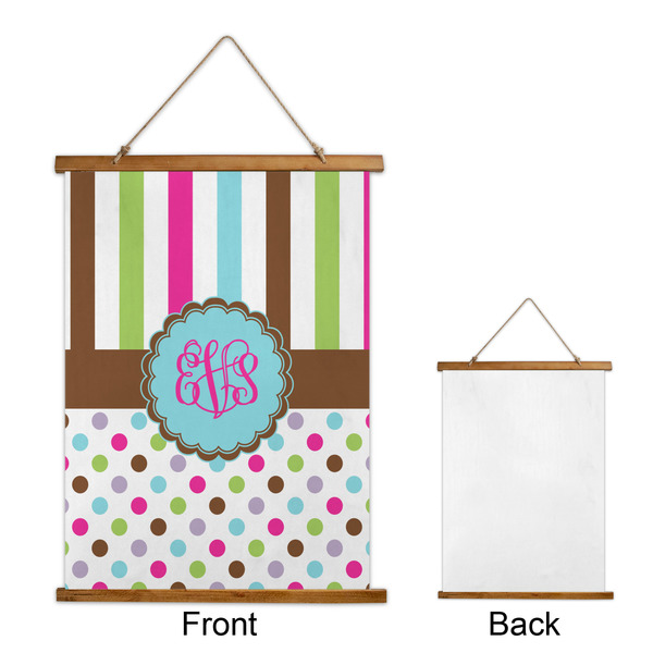 Stripes & Dots Wall Hanging Tapestry - Portrait - APPROVAL