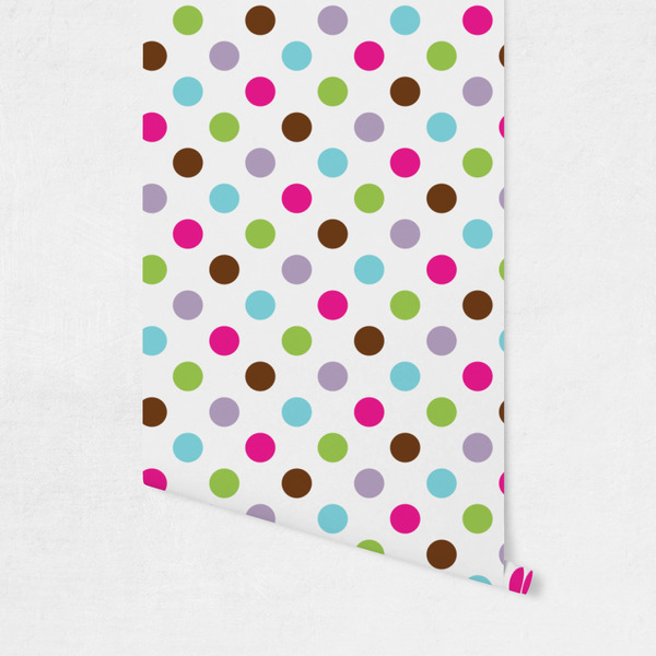 Stripes & Dots Wallpaper on Wall