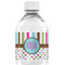 Stripes & Dots Water Bottle Label - Single Front