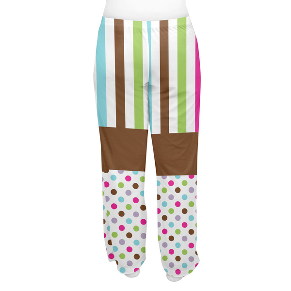 Stripes & Dots Women's Pj on model - Back