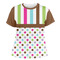 Stripes & Dots Women's Crew T-Shirt - Large