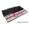 Stripes & Dots Keyboard Wrist Rest (Personalized)