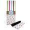 Stripes & Dots Yoga Mat with Black Rubber Back Full Print View