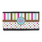 Stripes & Dots Leatherette Ladies Wallet (Personalized)