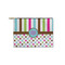 Stripes & Dots Zipper Pouch - Small - 8.5"x6" (Personalized)