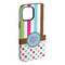 Stripes & Dots iPhone Case - Rubber Lined - iPhone 15 Pro Max (Personalized)