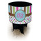 Stripes & Dots Black Beach Spiker Drink Holder (Personalized)