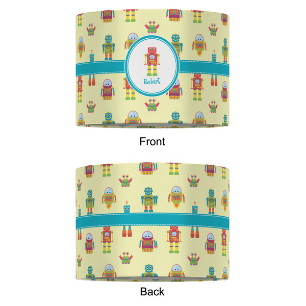 Robot 12" Drum Lampshade - APPROVAL (Fabric)