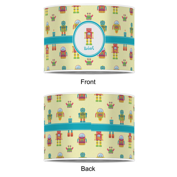 Robot 12" Drum Lampshade - APPROVAL (Poly Film)