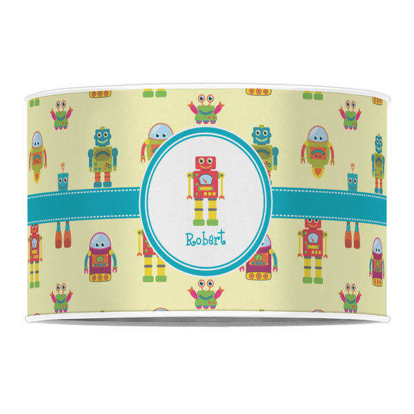 Robot 12" Drum Lampshade - FRONT (Poly Film)