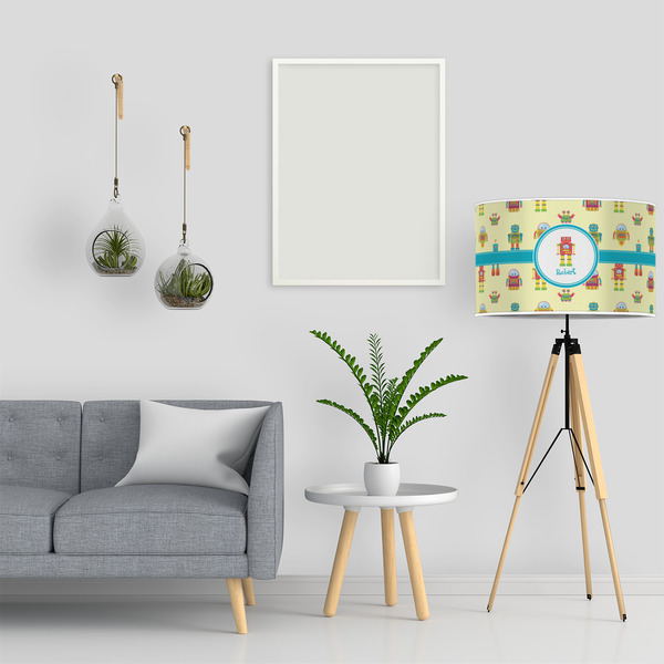 Robot 12" Drum Lampshade - LIFESTYLE