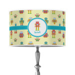 Robot 12" Drum Lamp Shade - Poly-film (Personalized)