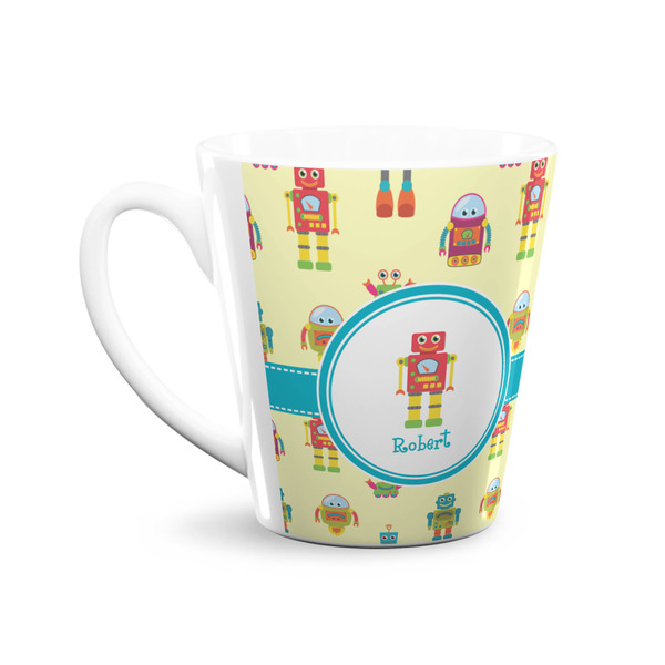 Robot 12 Oz Latte Mug - Front