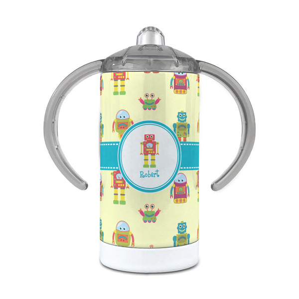 Custom Robot 12 oz Stainless Steel Sippy Cup (Personalized)