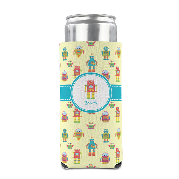 Robot 12oz Tall Can Sleeve - FRONT (on can)