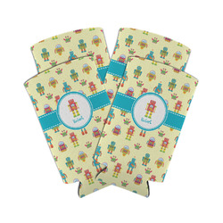 Robot Can Cooler (tall 12 oz) - Set of 4 (Personalized)