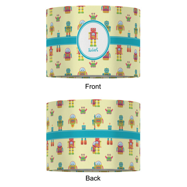 Robot 16" Drum Lampshade - APPROVAL (Fabric)