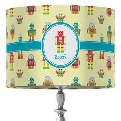 Robot 16" Drum Lamp Shade - Fabric (Personalized)
