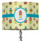 Robot 16" Drum Lampshade - ON STAND (Fabric)