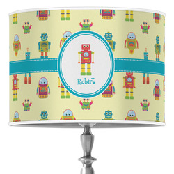 Robot 16" Drum Lamp Shade - Poly-film (Personalized)