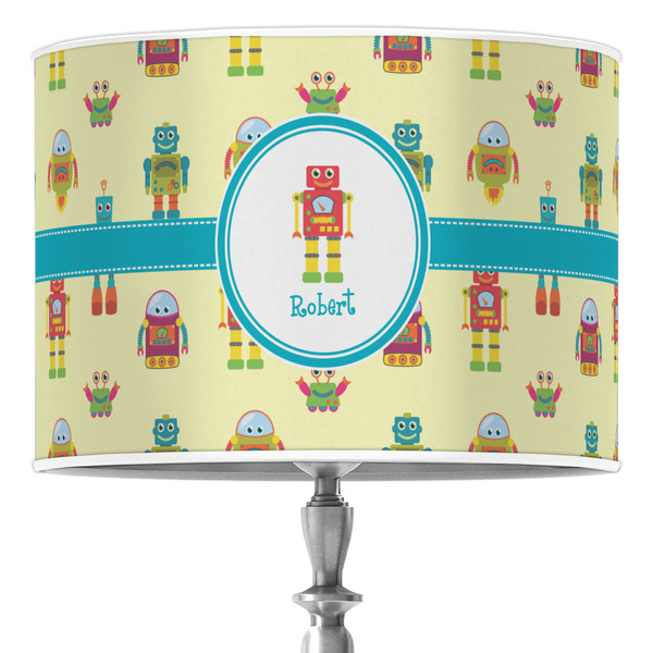 Custom Robot 16" Drum Lamp Shade - Poly-film (Personalized)