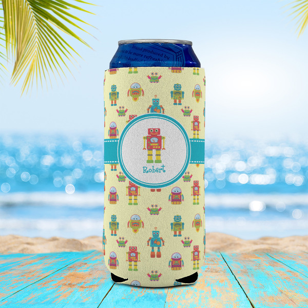 Robot 16oz Can Sleeve - LIFESTYLE