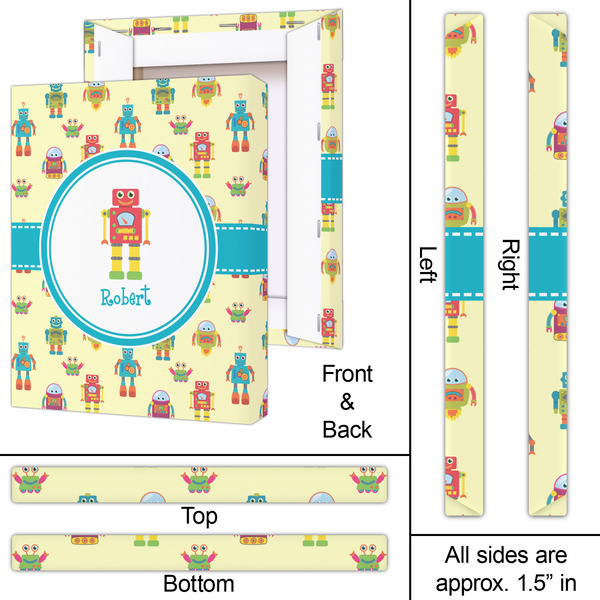 Robot 16x20 - Canvas Print - Approval