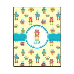 Robot Wood Print - 16x20 (Personalized)