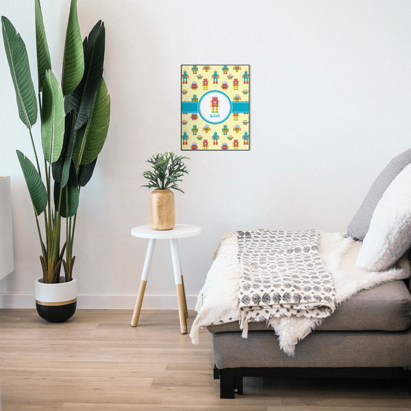 Robot 16x20 Wood Print - In Context