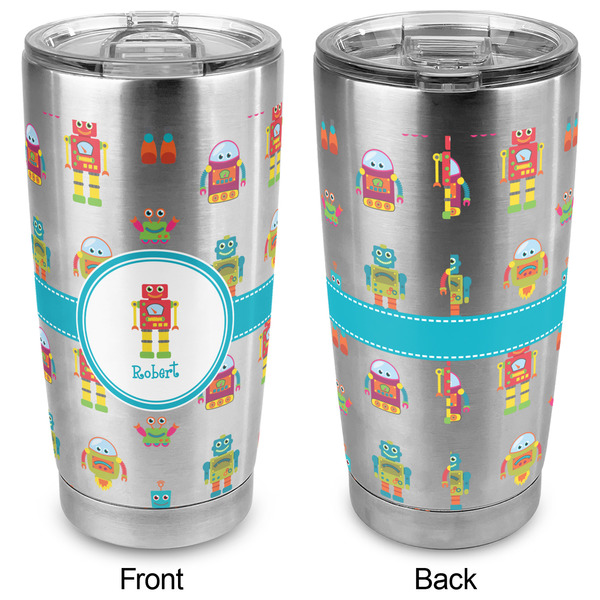 Robot 20oz SS Tumbler - Full Print - Approval