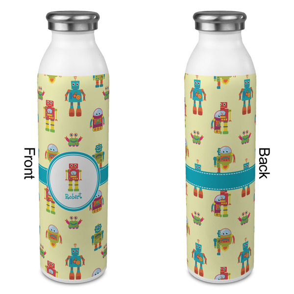 Robot 20oz Water Bottles - Full Print - Approval