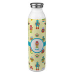 Robot 20oz Stainless Steel Water Bottle - Full Print (Personalized)