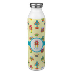 Robot 20oz Stainless Steel Water Bottle - Full Print (Personalized)