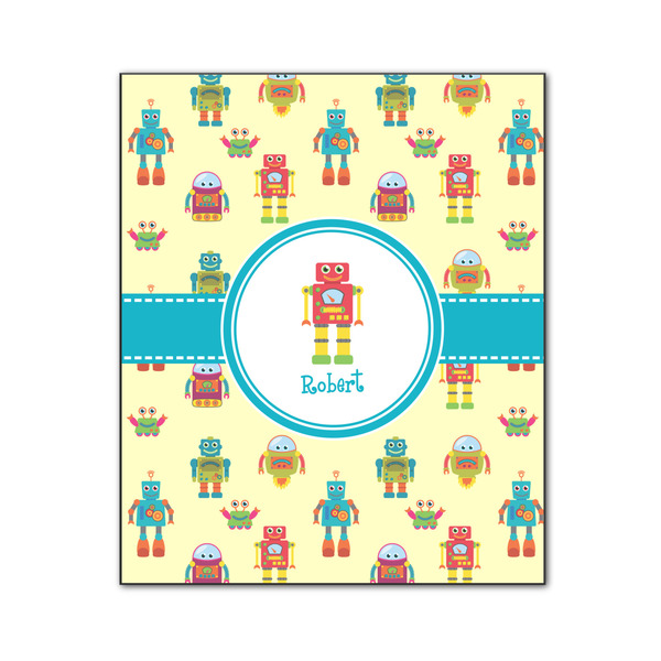 Robot 20x24 Wood Print - Front View