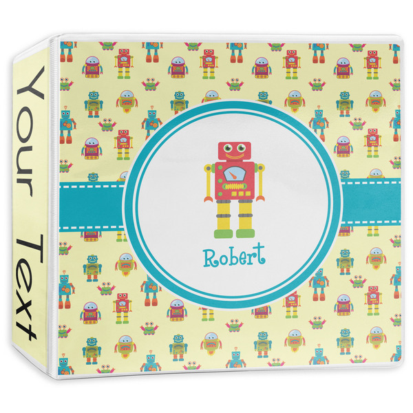Custom Robot 3-Ring Binder - 3 inch (Personalized)
