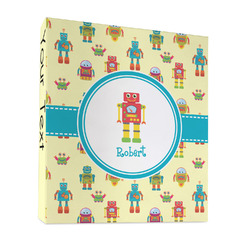 Robot 3 Ring Binder - Full Wrap - 1" (Personalized)