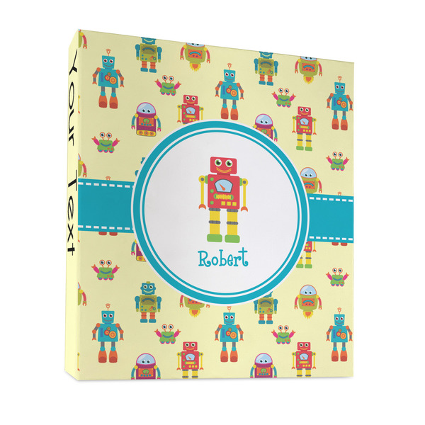 Robot 3 Ring Binders - Full Wrap - 1" - FRONT