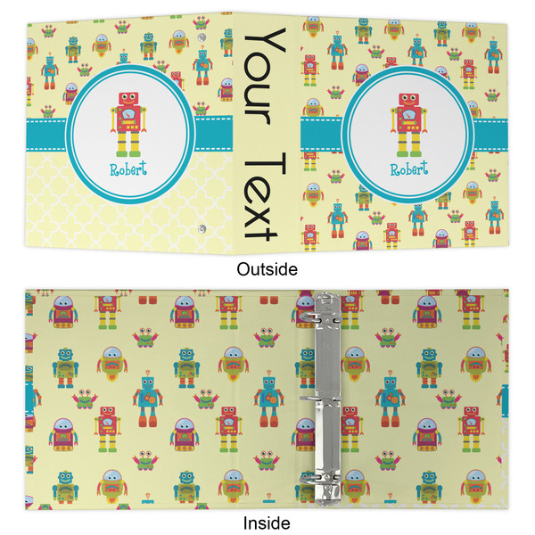 Robot 3 Ring Binders - Full Wrap - 2" - APPROVAL