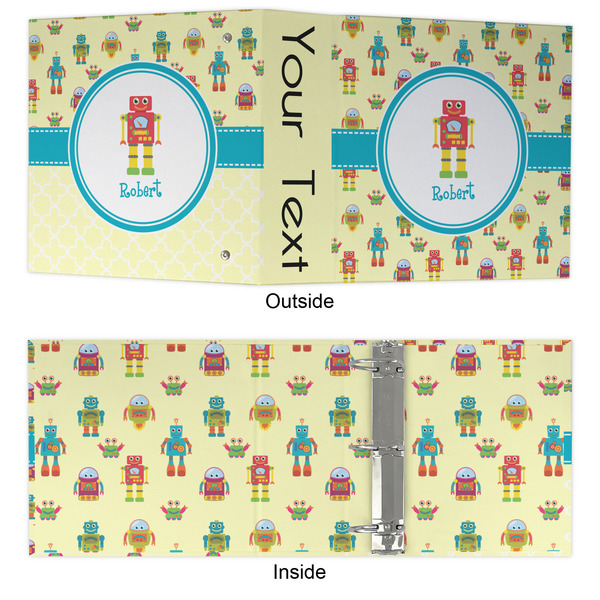Robot 3 Ring Binders - Full Wrap - 3" - APPROVAL