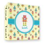 Robot 3 Ring Binder - Full Wrap - 3" (Personalized)