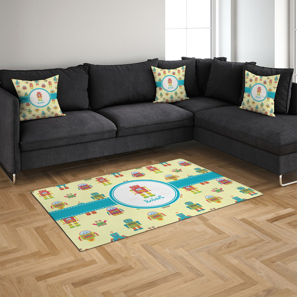 Robot 4'x6' Indoor Area Rugs - IN CONTEXT