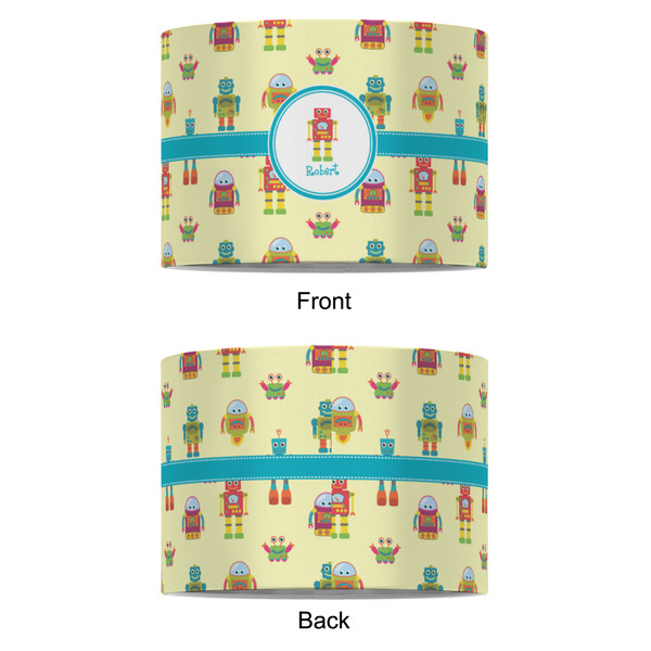 Robot 8" Drum Lampshade - APPROVAL (Fabric)