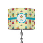 Robot 8" Drum Lamp Shade - Poly-film (Personalized)