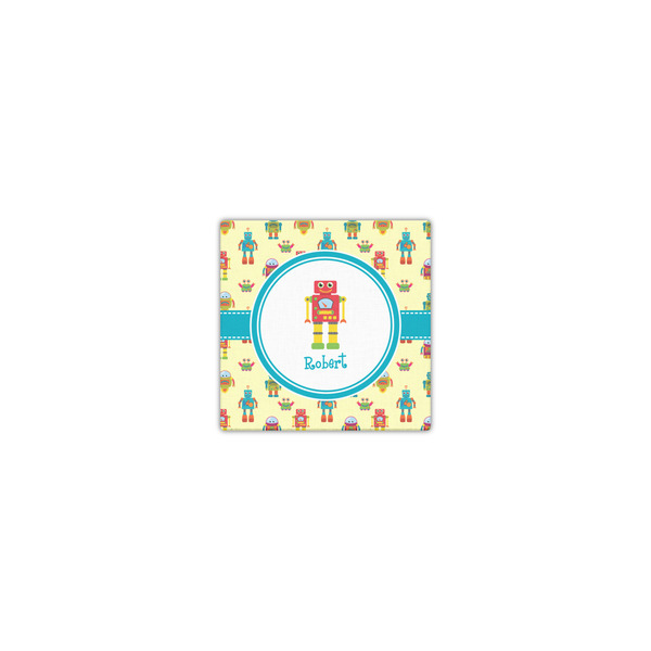 Robot 8x8 - Canvas Print - Front View